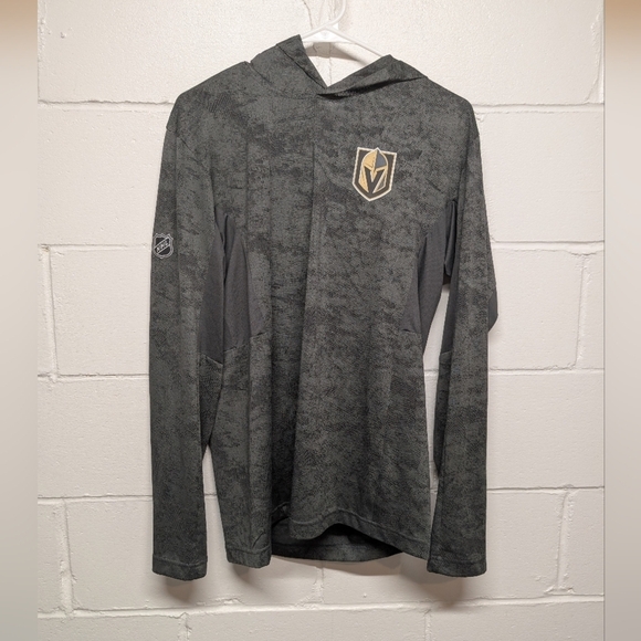 Fanatics Men's Pro Las Vegas Knights NHL Hockey Lightweight Gray Hoodie Medium - Picture 1 of 5
